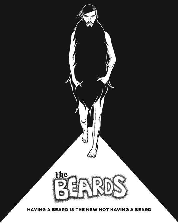 “Having a Beard is the New Not Having a Beard” Album launch tour poster